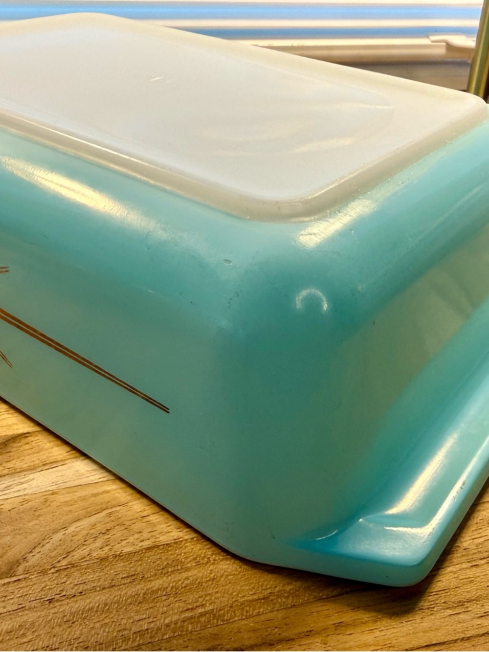 Rare 1960 Pyrex Collectible Atomic Starburst 575-B 2 Qt. Space Saver Holy Grail - Picture 3 of 16